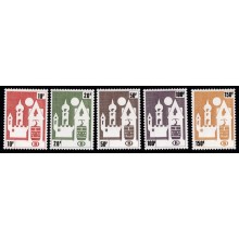 1987. Belgien. Jernbanepakkemærker. Ny tegning. Komplet sæt. Postfrisk.